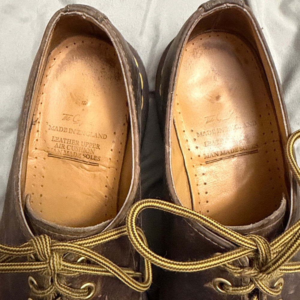 Vintage Made In England Brown Dr. Marten Oxfords - Picture 3 of 9